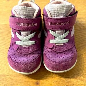 Tsukihoshi 5.5 purple running shoes, GUC